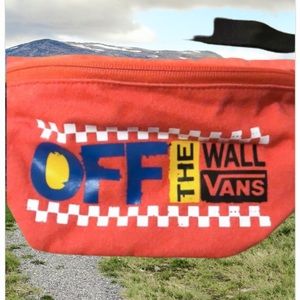 >💟CUTE VANS OF THE WALL FESTIVAL WAIST FUNNY PACK CROSSBODY POPPY RED BRAND NEW